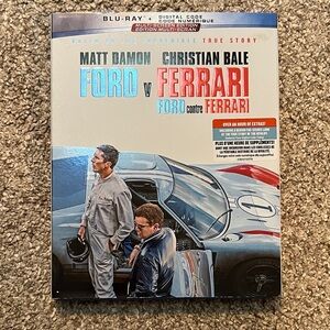 Ford v Ferrari Blu-ray - Matt Damon & Christian Bale Movie